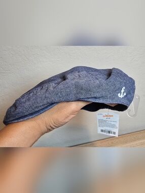 Gymboree Picture Day 2015 Toddler Boys Hat Chambray 4t 5t New Paperboy Newsboy